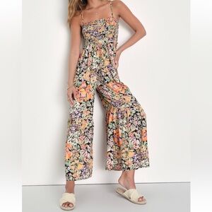 Lulu’s Escape to the Islands Floral Jumpsuit
